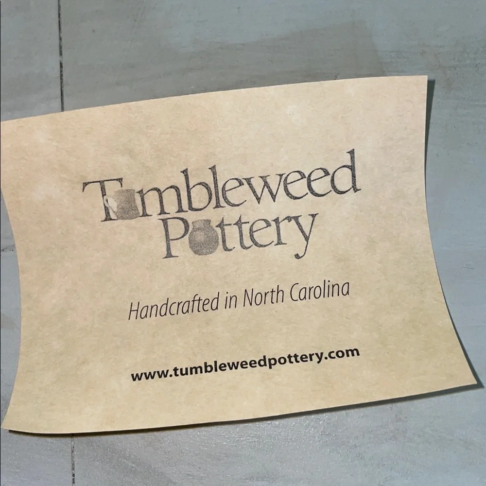Tumbleweed pottery doggie treat jar